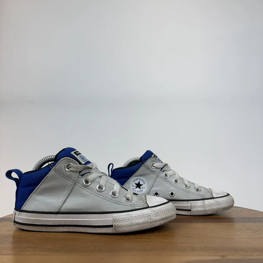 Little Kids Converse Chuck Taylor All Star Axel Gray High Top Sneakers Size 13 C